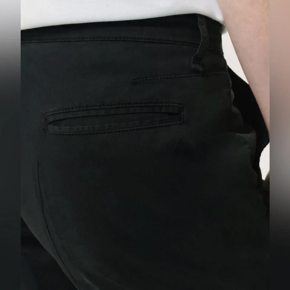 rag & bone Standard Chino Shorts Black NWT Size 33 MSRP $168